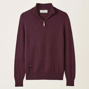Nwt The Half Zip - Konini Burgundy